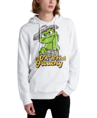 Kenneth Cole - Men's Sesame Street Men's Slim Fit Oscar the Grouch Hoodie