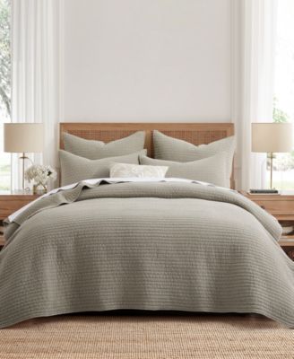 Levtex - Eyelet Embroidered 3-Pc. Quilt Set, King/Cal King