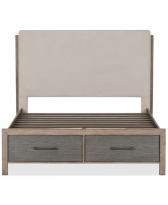 Furniture - Portmore Queen Upholstered Storage Bed, Created for Macy's