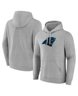 Fanatics - Men's Heather Gray Carolina Panthers Deliver Fleece Pullover Hoodie