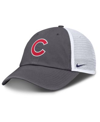 Nike - Men's  Gray Chicago Cubs Adjustable Trucker Hat
