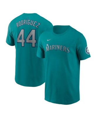 Nike - Men's Julio Rodríguez Aqua Seattle Mariners Fuse Name Number Inline T-Shirt