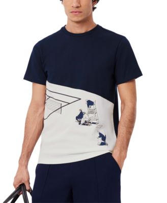 Lacoste - Men's Tennis Court Graphic T-Shirt