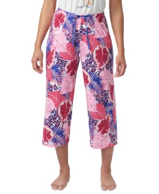 Hue - Women's The Great Palms Printed Capri Pajama Pants