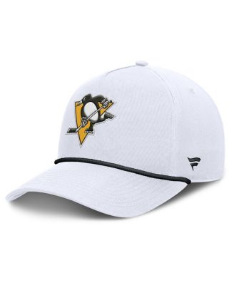 Fanatics - Men's White Pittsburgh Penguins Rope A-Frame Adjustable Hat