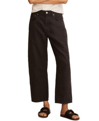 Lucky Brand - Women's Linen High-Rise Barrel-Leg Pants