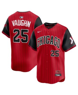 Nike - Men's Andrew Vaughn Red/Black Chicago White Sox 2025 City Connect Limited Player Jersey