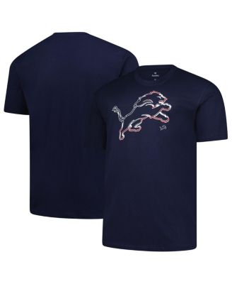 Fanatics - Men's Navy Detroit Lions Big Tall Americana T-Shirt