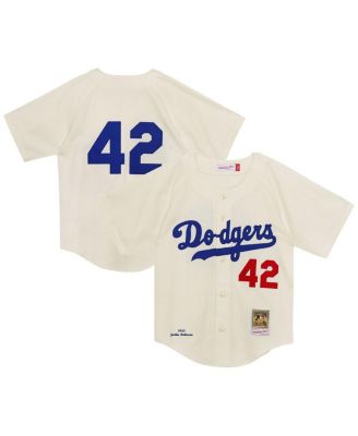 Mitchell & Ness - Toddler Jackie Robinson Cream Brooklyn Dodgers 1955 Authentic Jersey