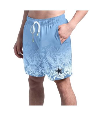 Margaritaville - Men's&nbsp; Light Blue Dallas Cowboys Lagoon Fiesta Swim Shorts