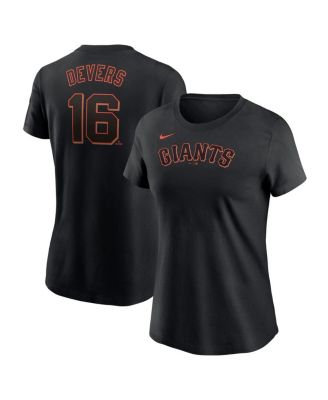 Nike - Women's Rafael Devers Black San Francisco Giants Name Number T-Shirt