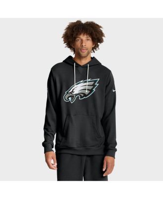Nike - Men's Black Philadelphia Eagles Sideline Standard Issue Initial Home Dri-FIT Hoodie
