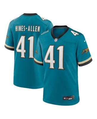 Nike - Men's Josh Hines-Allen Teal Jacksonville Jaguars Prowler Throwback Player Game Jersey