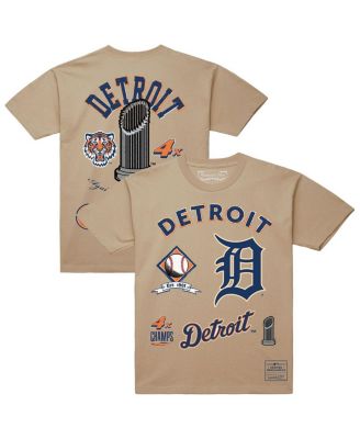 Mitchell & Ness - Men's Cream Detroit Tigers Legacy Defined T-Shirt