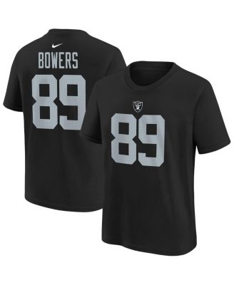 Nike - Big Boys and Girls Brock Bowers Black Las Vegas Raiders Player Name Number T-Shirt