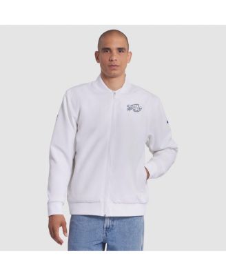 Nike - Men's White Buffalo Bills 2025 Rivalries Collection Sideline Full-Zip Bomber Jacket