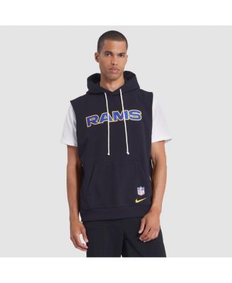Nike - Men's Midnight Blue Los Angeles Rams 2025 Rivalries Collection Standard Issue Sideline Dri-FIT Sleeveless Hoodie