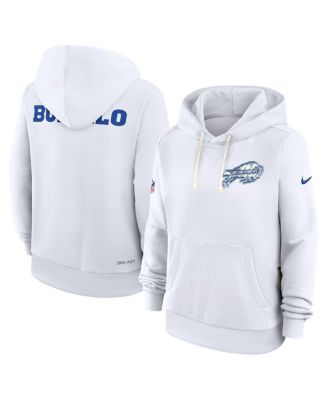 Nike - Women's White Buffalo Bills 2025 Rivalries Collection Standard Issue Sideline Dri-FIT Hoodie