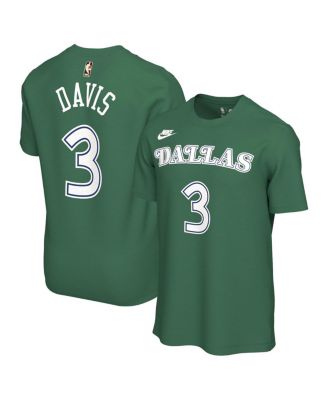 Nike - Men's and Women's Anthony Davis Green Dallas Mavericks Name Number T-Shirt