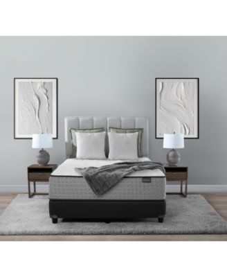 Aireloom - Hybrid 12.5" Firm Mattress Set-Queen
