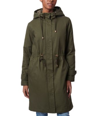 Collection B - Juniors' Hooded Funnel-Neck Anorak Coat