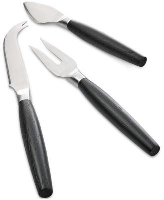 The Cellar - 3-Pc. Wood & Metal Cheese Serving Set