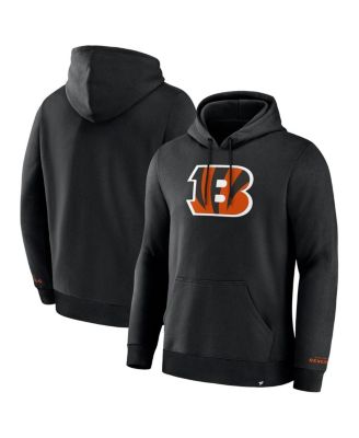 Fanatics - Men's Black Cincinnati Bengals Legacy Fleece Pullover Hoodie