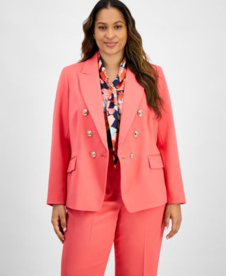 Tahari ASL - Plus Size Twill Blazer