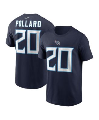 Nike - Men's Tony Pollard Navy Tennessee Titans Player Name Number T-Shirt
