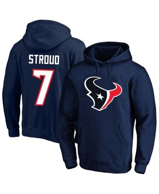Fanatics - Men's C.J. Stroud Navy Houston Texans Big Tall Name Number Fleece Pullover Hoodie