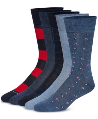 Tommy Hilfiger - Men's 5-Pk. Rugby Crew Socks