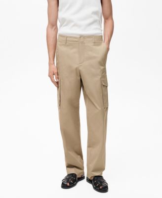 MANGO - Men's EU Relaxed Fit Cargo Pants