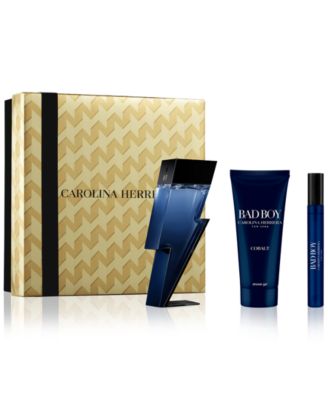Carolina Herrera - Men's 3-Pc. Bad Boy Cobalt Eau de Parfum Gift Set
