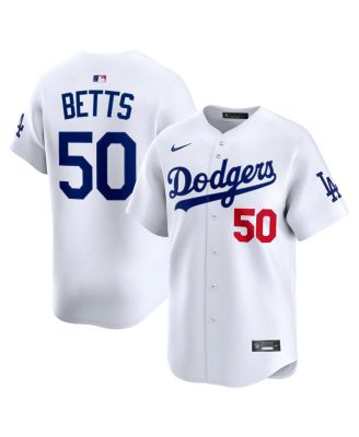 Nike - Men's Mookie Betts White Los Angeles Dodgers Home Limited Player Jersey