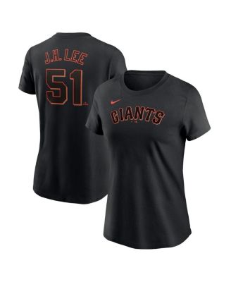 Nike - Women's Jung Hoo Lee Black San Francisco Giants Fuse Name Number T-Shirt