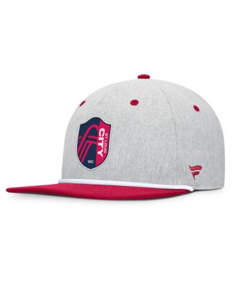 Fanatics - Men's Heather Gray St. Louis City SC Chip Golfer Snapback Hat