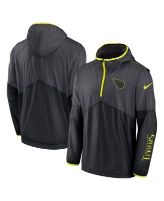 Nike - Men's Anthracite Tennessee Titans Volt Hoodie Half-Zip Jacket