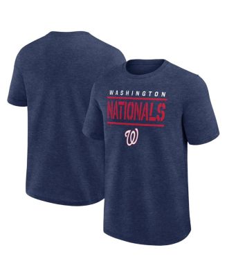 Fanatics - Men's Heather Navy Washington Nationals Top Notch T-Shirt