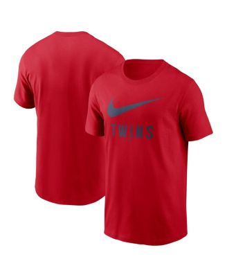 Nike - Men's Red Minnesota Twins Swoosh T-Shirt