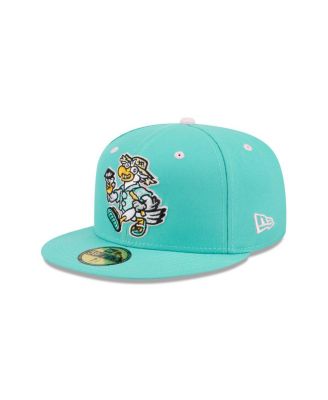 New Era - Men's&nbsp; Turquoise Biloxi Shuckers Theme Nights 59FIFTY Fitted Hat