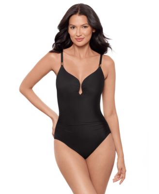 Miraclesuit - Women's Rock Solid Utopia Tummy-Control Underwired One-Piece Swimsuit