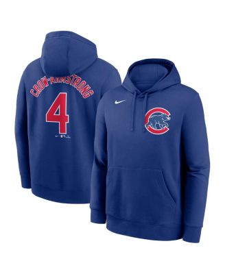 Nike - Men's Pete Crow-Armstrong Royal Chicago Cubs Player Name Number Club Fleece Pullover Hoodie
