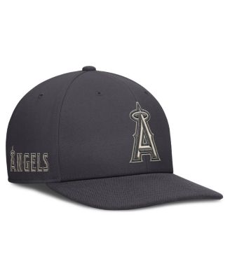 Nike - Men's Anthracite Los Angeles Angels Statement Pro Snapback Hat