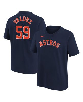Nike - Big Boys and Girls Framber Valdez Navy Houston Astros Name Number T-Shirt
