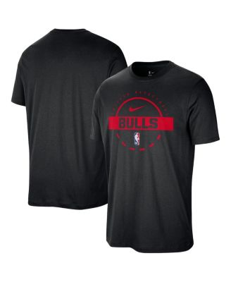 Nike - Men's Black Chicago Bulls Authentic Practice T-Shirt
