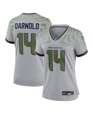 Nike - Women's Sam Darnold&nbsp;Wolf Gray Seattle Seahawks 2025 Rivalries Collection Game Jersey
