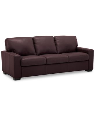 Furniture - Ennia 82" Leather Sofa