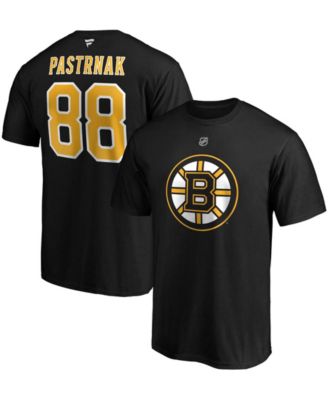 Fanatics - Men's Branded David Pastrnak Boston Bruins Team Authentic Stack T-Shirt