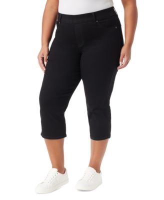 Gloria Vanderbilt - Plus Size Shape-Effect High-Rise Capri Jeans