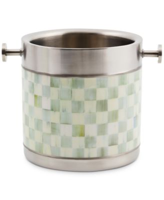 MacKenzie-Childs - Sterling Check 3260 Ice Bucket